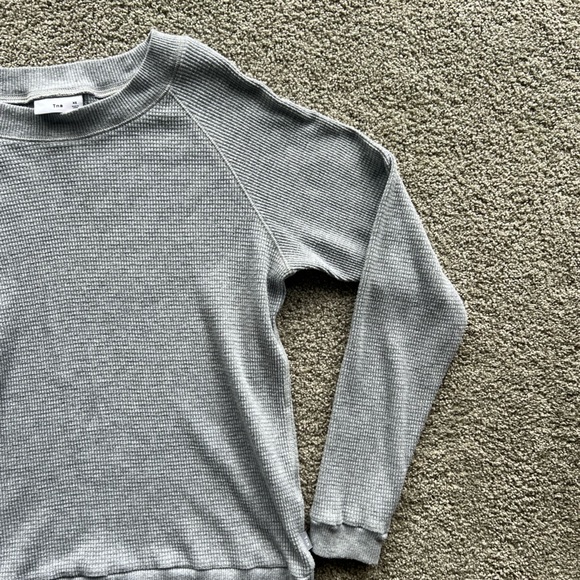 TNA waffle long sleeve pullover shirt - Picture 2 of 5